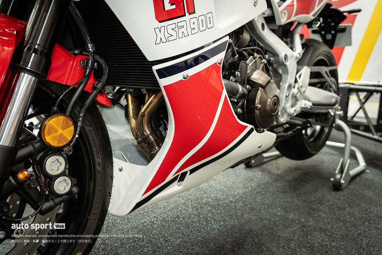 ヤマハ：2024年注目の1台。オジサン世代の涙腺を緩ませる『XSR900GP』／東京モーターサイクルショー