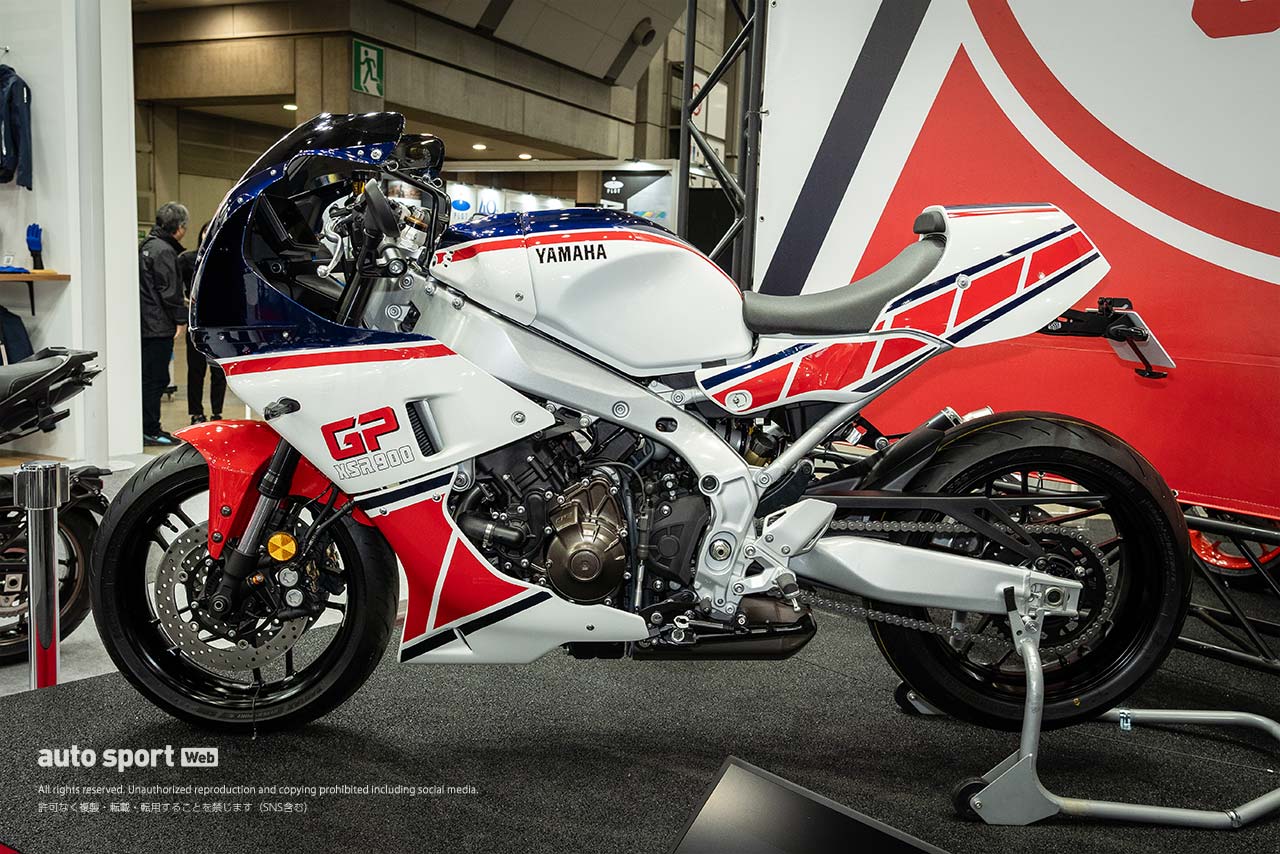 ヤマハ：2024年注目の1台。オジサン世代の涙腺を緩ませる『XSR900GP』／東京モーターサイクルショー