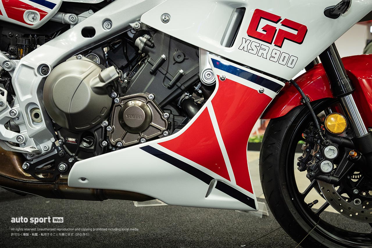 ヤマハ：2024年注目の1台。オジサン世代の涙腺を緩ませる『XSR900GP』／東京モーターサイクルショー