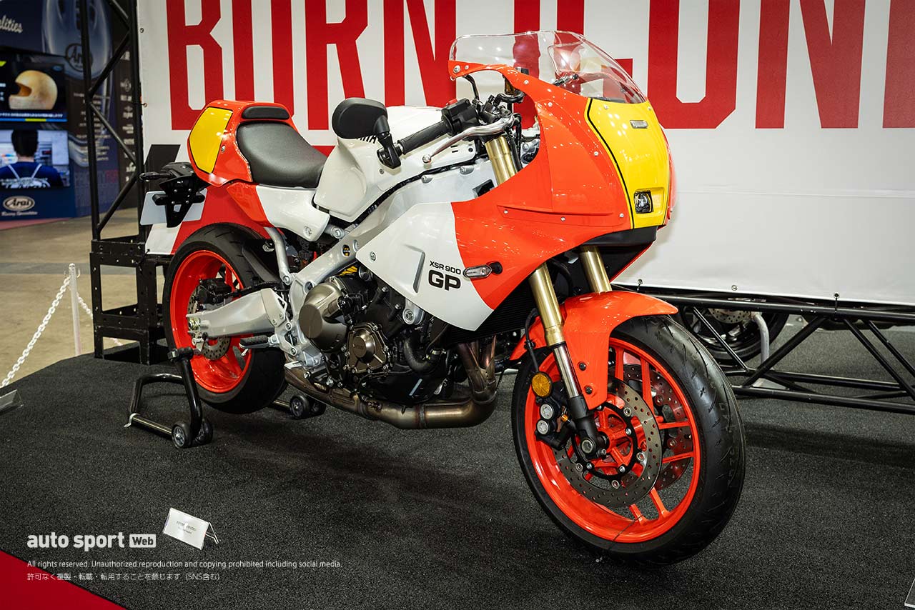 ヤマハ：2024年注目の1台。オジサン世代の涙腺を緩ませる『XSR900GP』／東京モーターサイクルショー