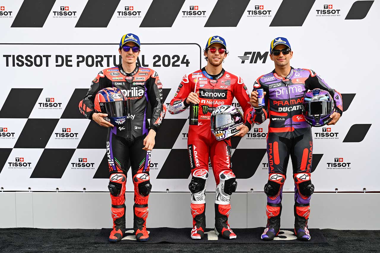 2024MotoGP第2戦ポルトガルGP 予選 トップ3