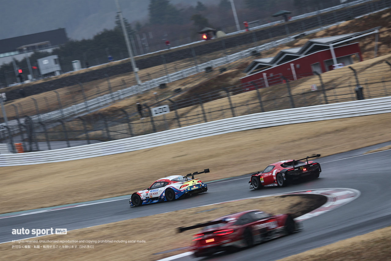 2024スーパーGT富士公式テスト　セッション4の様子