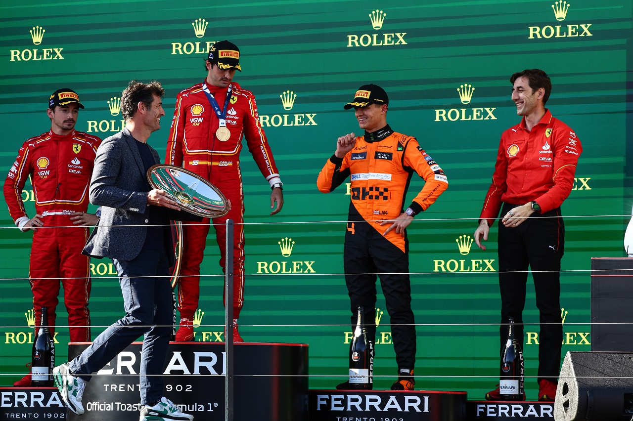 ランド・ノリス（マクラーレン）が3位を獲得