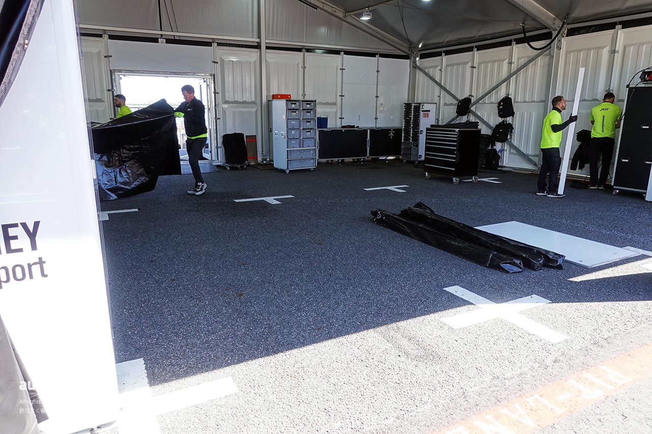 フォーミュラE 2024 Tokyo E-Prix 東京・有明ビックサイトで搬入中のコースに潜入／3月27日