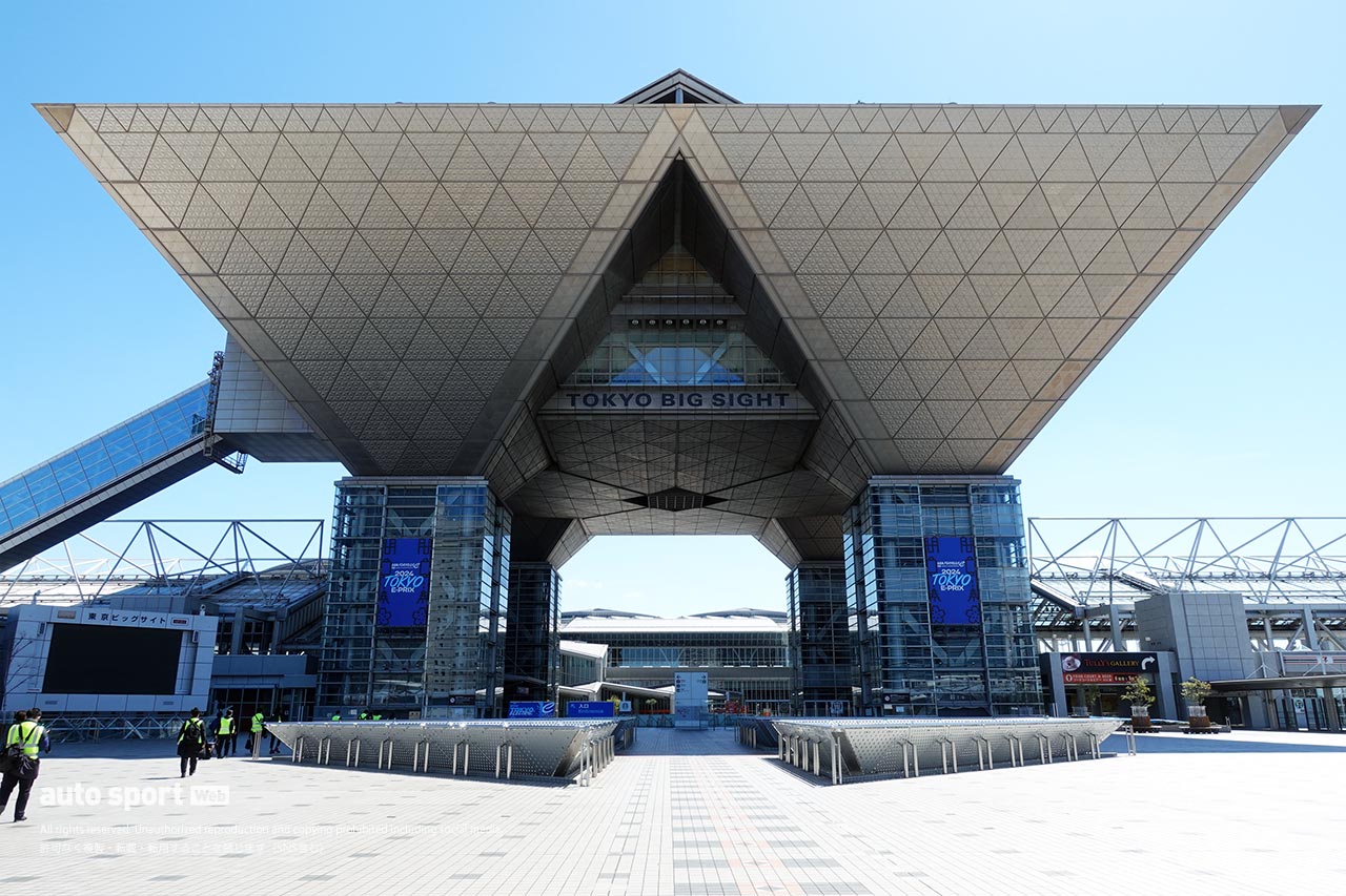 フォーミュラE 2024 Tokyo E-Prix 東京・有明ビックサイトで搬入中のコースに潜入／3月27日
