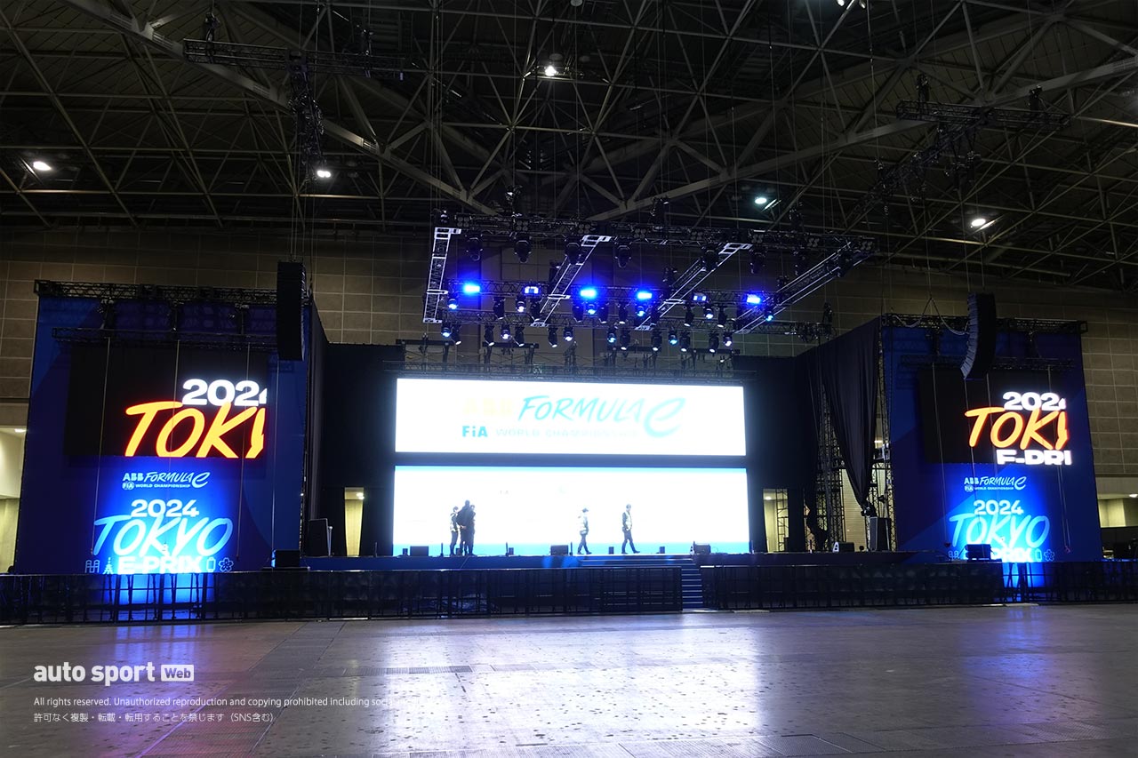 フォーミュラE 2024 Tokyo E-Prix 東京・有明ビッグサイト／3月27日の様子