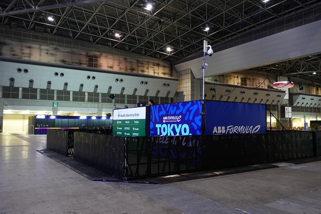 フォーミュラE 2024 Tokyo E-Prix 東京・有明ビッグサイト／3月27日の様子