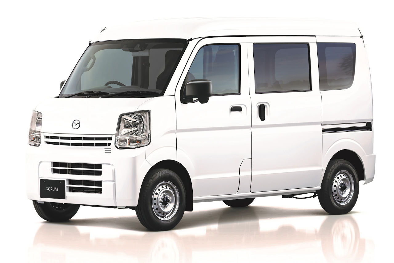 マツダ、軽乗用車の『スクラムワゴン』と軽商用『スクラムバン』を一部改良