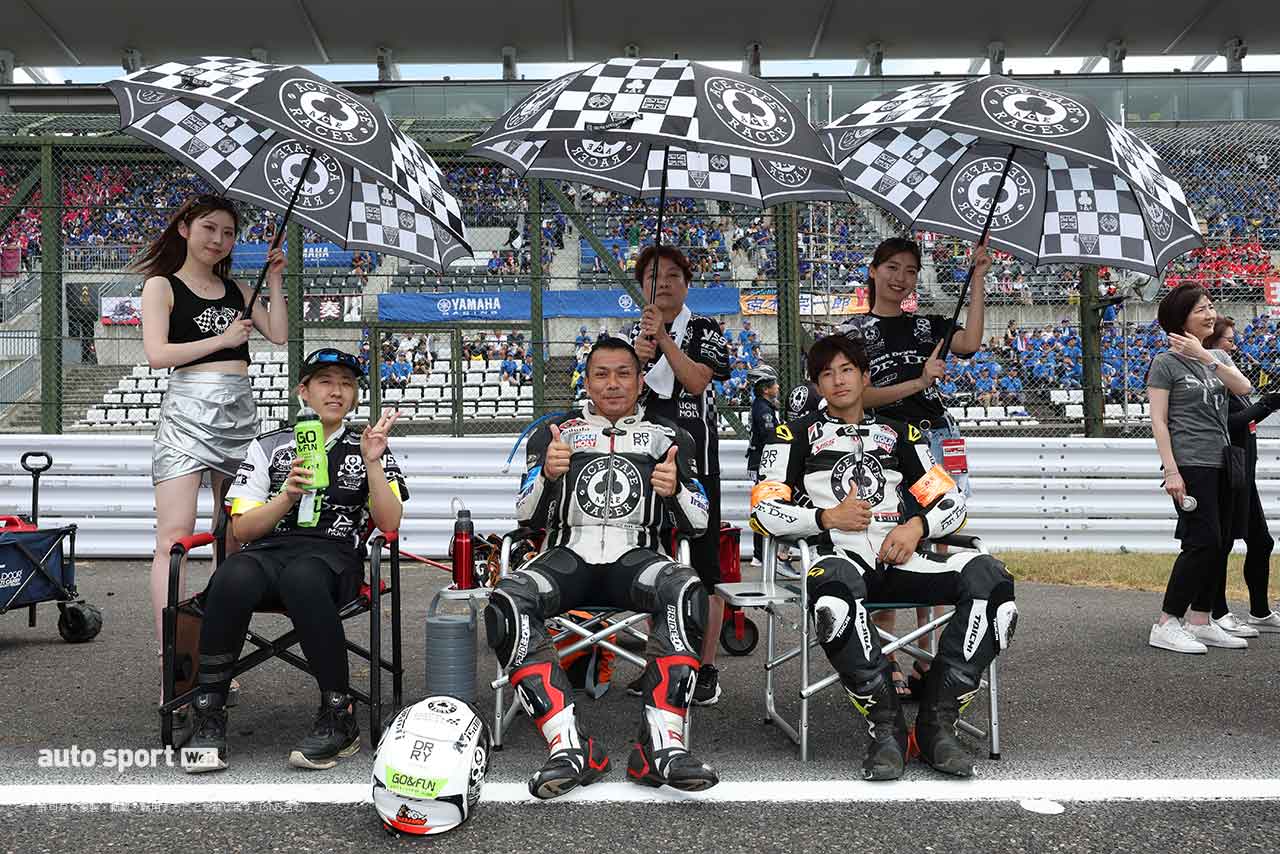 2023鈴鹿8耐：大石正彦／平野ルナ／梶山知輝（Dr.Dry Racing TMR with ACE CAFE）