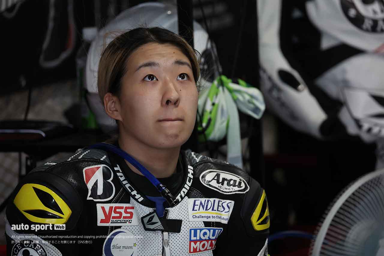 2023鈴鹿8耐：平野ルナ（Dr.Dry Racing TMR with ACE CAFE）