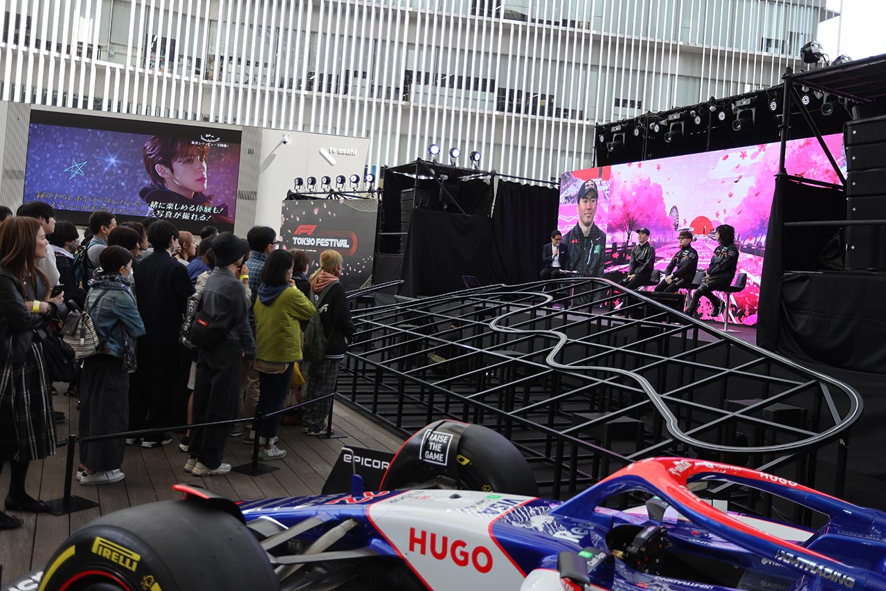 SFドライバー6名が集結「どのF1マシンに乗りたいか」の回答に会場が沸く。『F1 Tokyo Festival 2024』開催