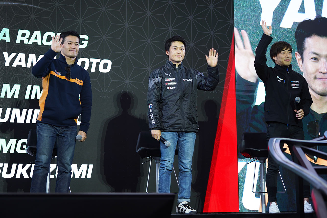 笹原、大湯、阪口が登壇「どのSFドライバー6名が集結「どのF1マシンに乗りたいか」の回答に会場が沸く。『F1 Tokyo Festival 2024』開催F1マシンに乗りたいか」三者三様の回答に沸く『F1 Tokyo Festival』開催