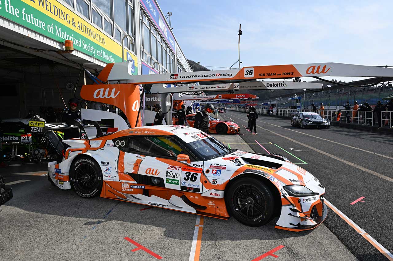 2024スーパーGT岡山公式テスト　au TOM’S GR Supra