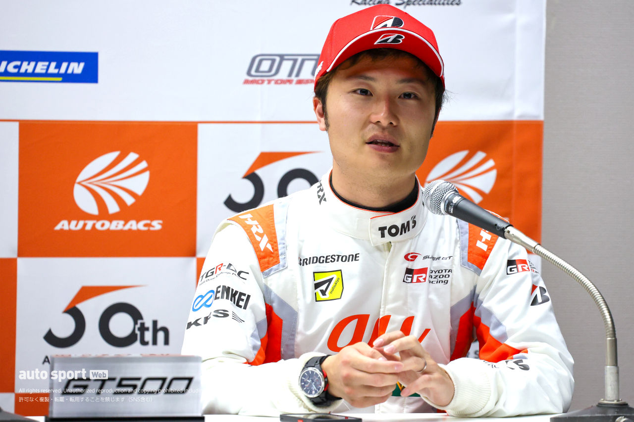 坪井翔「クルマのバランス的にも煮詰め切れていない場所もあっての予選」【第1戦GT500予選会見】