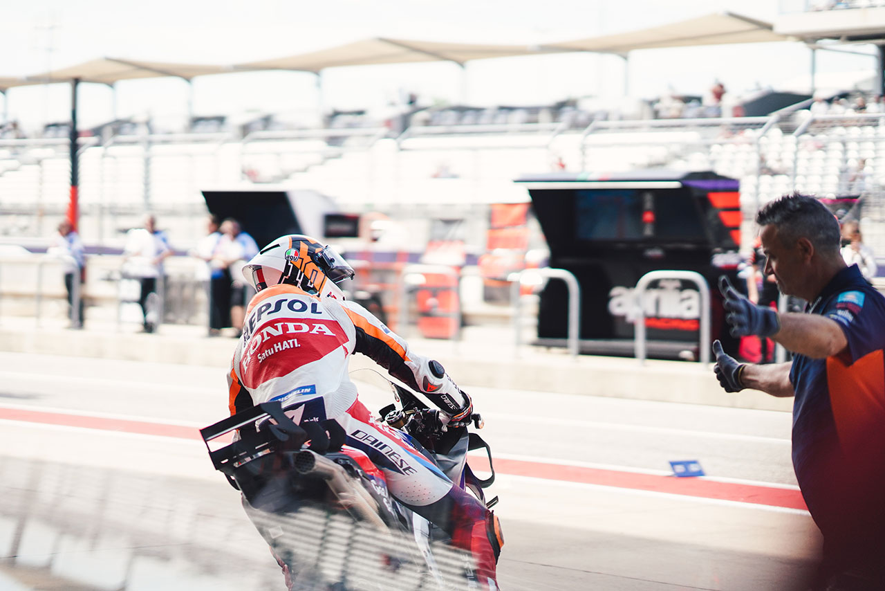 ルカ・マリーニ（レプソル・ホンダ・チーム）／2024MotoGP第3戦アメリカズGP 2日目