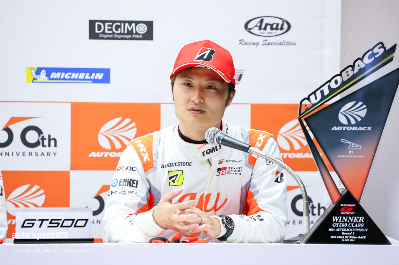 坪井翔「ハイライトはSC後のリスタート」。山下健太「目指すは2連勝！」【スーパーGT第1戦GT500決勝会見】