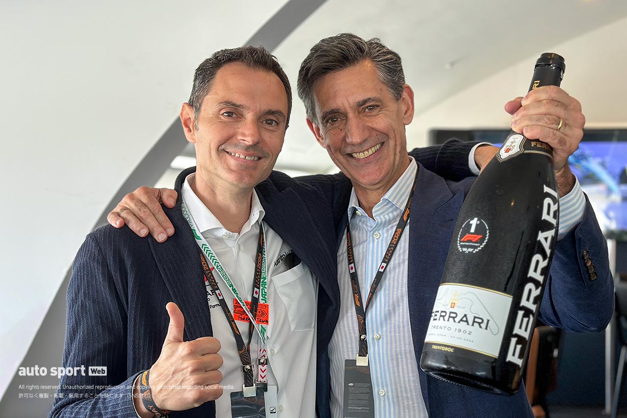F1と公式スパークリングワインの『フェッラーリ』。ふたつに共通する伝統と技術の融合
