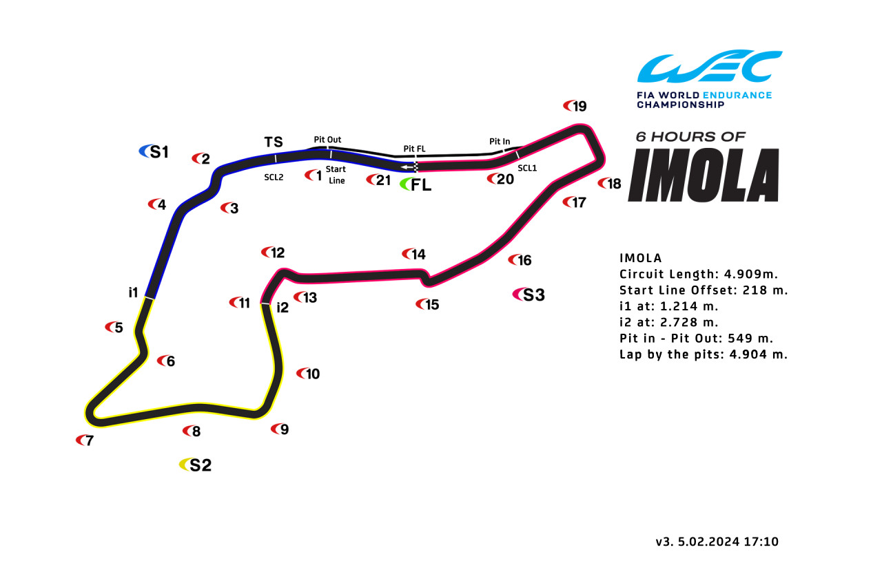 2024年WEC第2戦イモラ　TV放送＆タイムスケジュール
