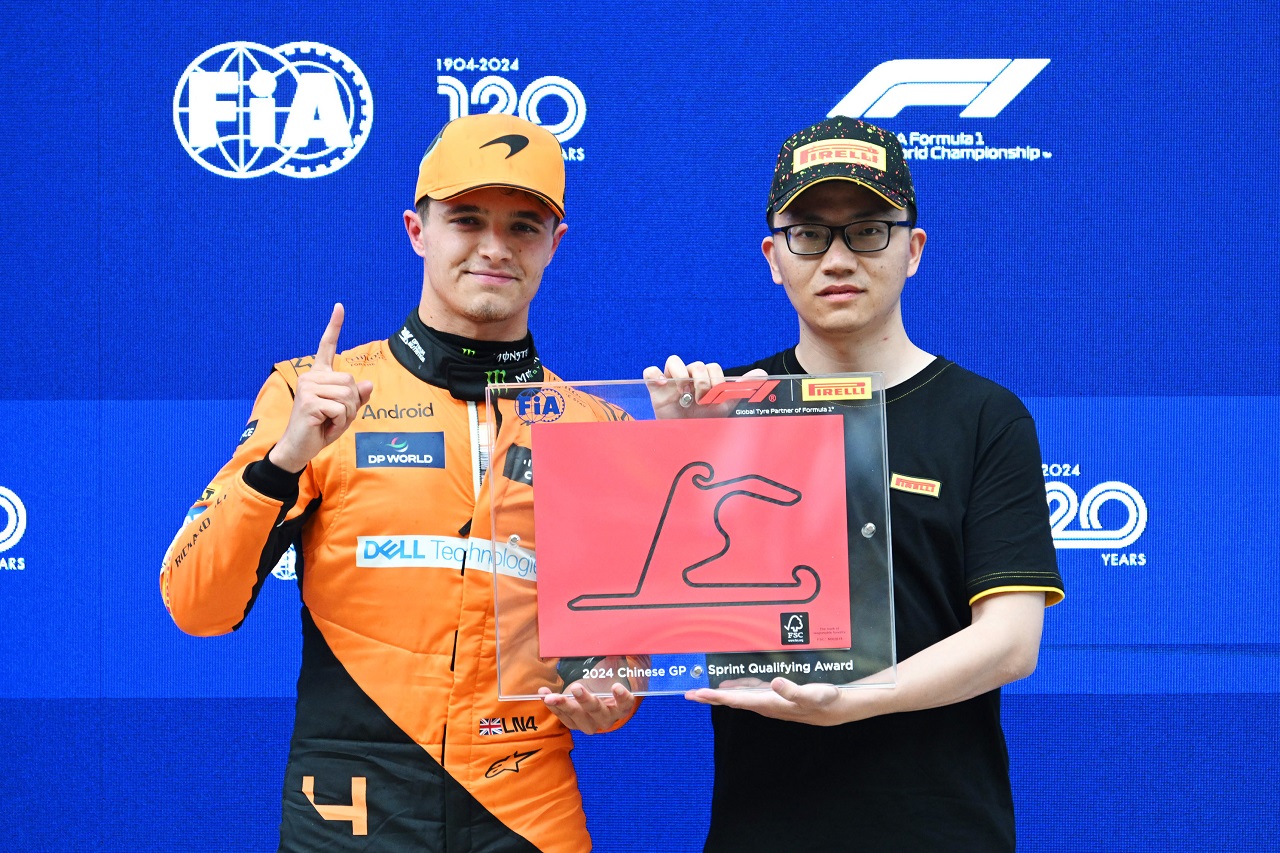 ランド・ノリス（マクラーレン）がスプリント予選でトップ