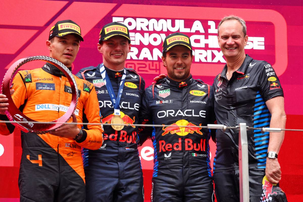 2024年F1第5戦中国GP　表彰式