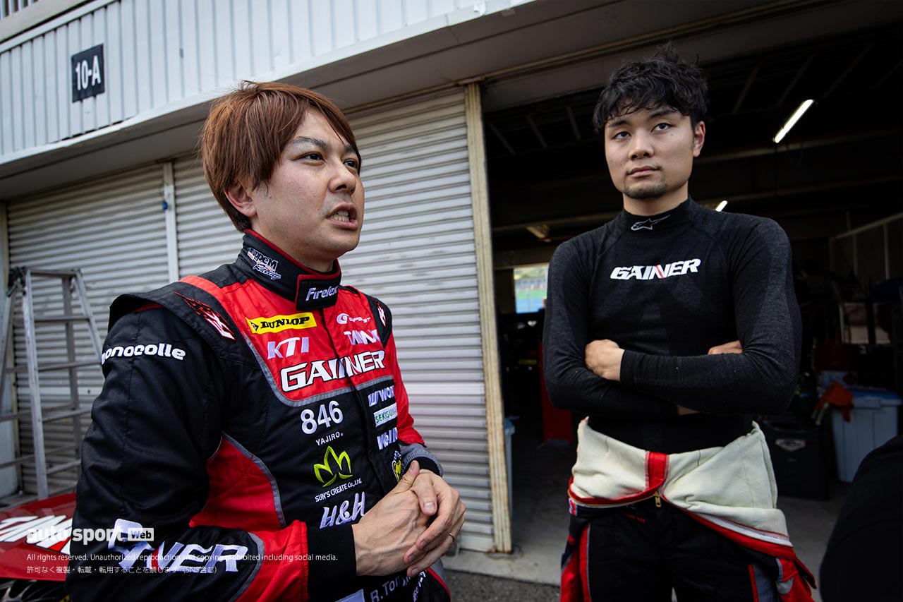 GAINER TANAX Zが岡山で待望のシェイクダウン。ドライバーふたりもポテンシャルに手ごたえ