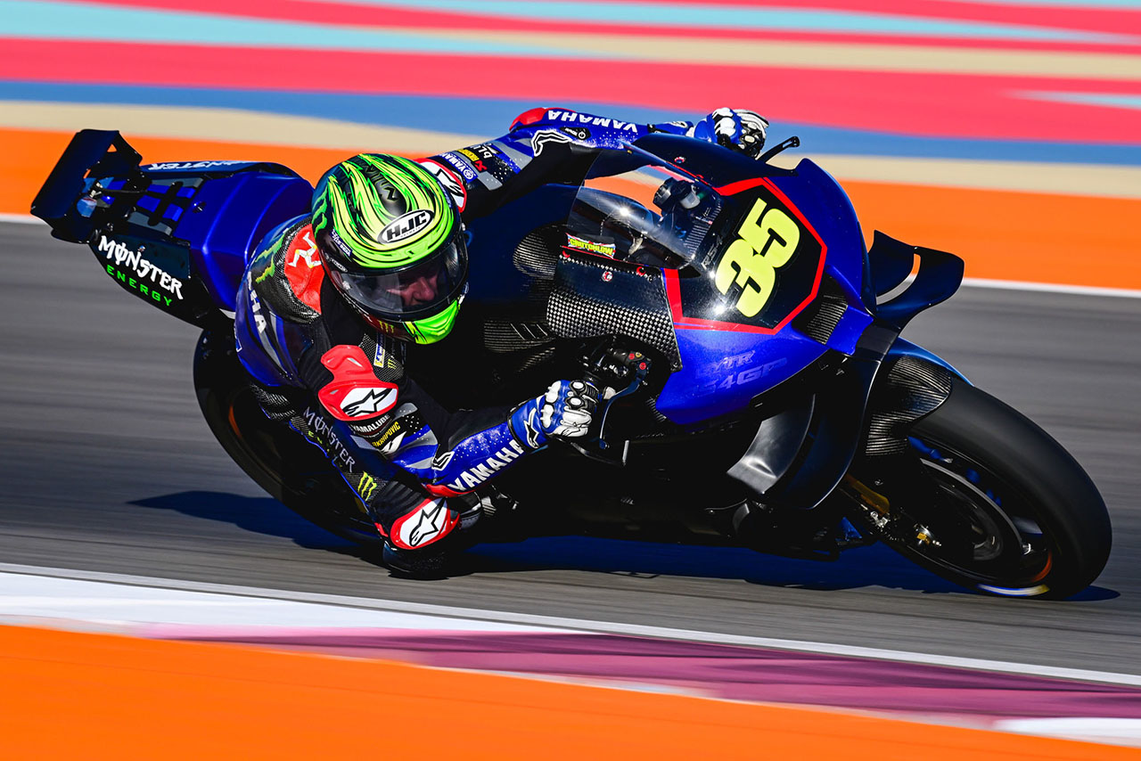 2024MotoGP：カタール公式テストでヤマハYZR-M1をテストしたカル・クラッチロー（ヤマハ・テスト・チーム）