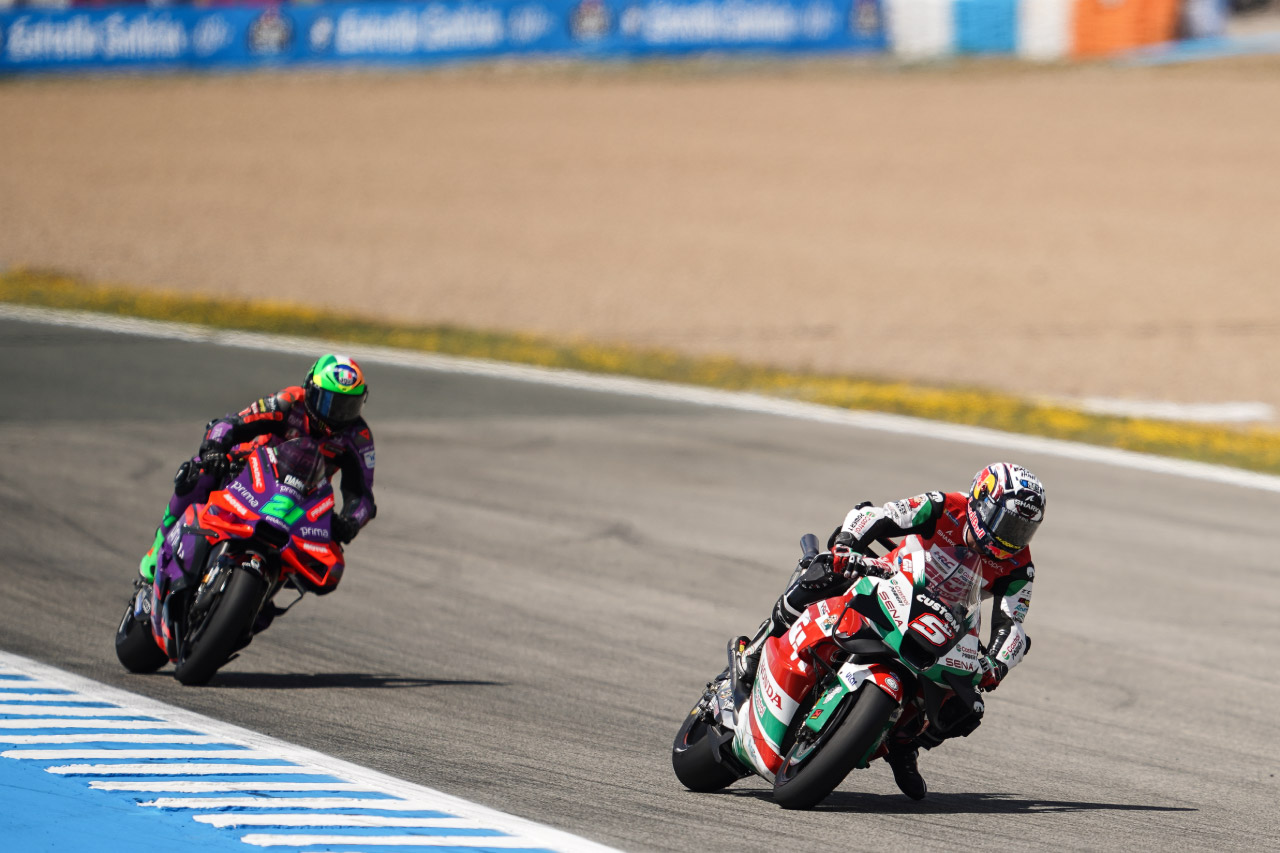 ホンダ：「混沌としたレース」のスプリント。ザルコ、最終ラップで転倒／第4戦スペインGP スプリント