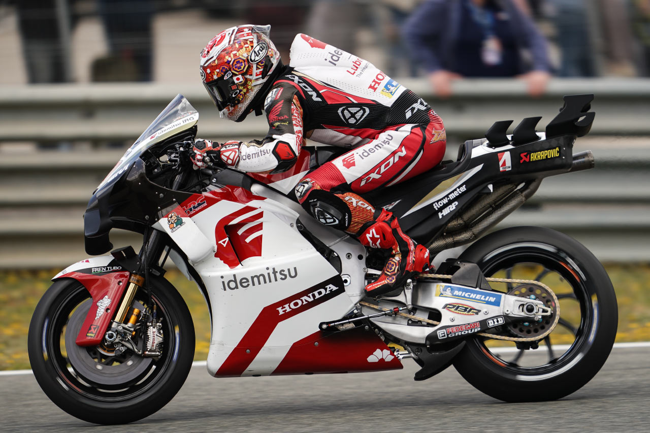 ホンダ：「混沌としたレース」のスプリント。ザルコ、最終ラップで転倒／第4戦スペインGP スプリント