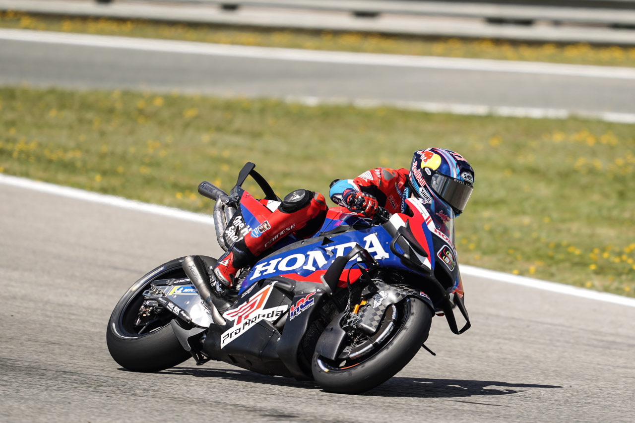 ホンダ：「混沌としたレース」のスプリント。ザルコ、最終ラップで転倒／第4戦スペインGP スプリント