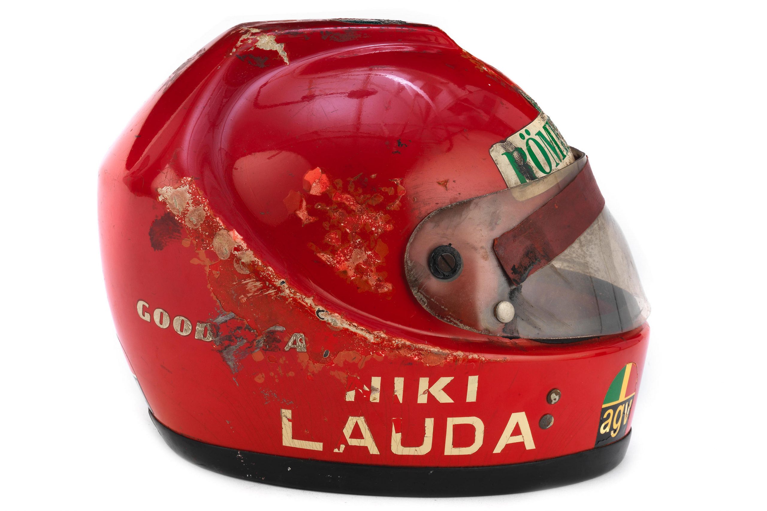 故ニキ・ラウダがニュルブルクリンクでの事故当時に着用していたヘルメットをオークションに出品へ