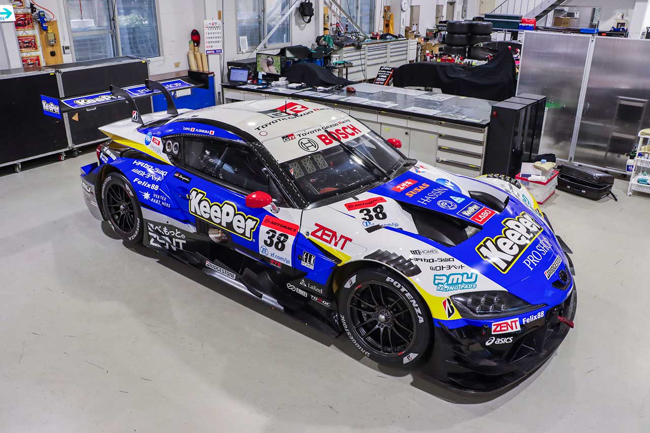 KeePer技研がスーパーGTでスポンサードする3台に『EXキーパー』を施工。ブランドをアピール
