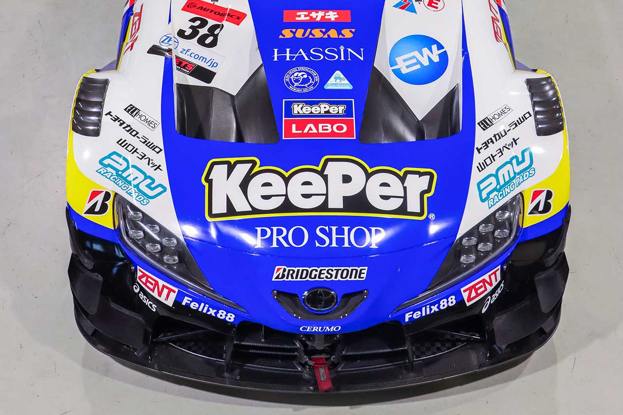 KeePer技研がスーパーGTでスポンサードする3台に『EXキーパー』を施工。ブランドをアピール