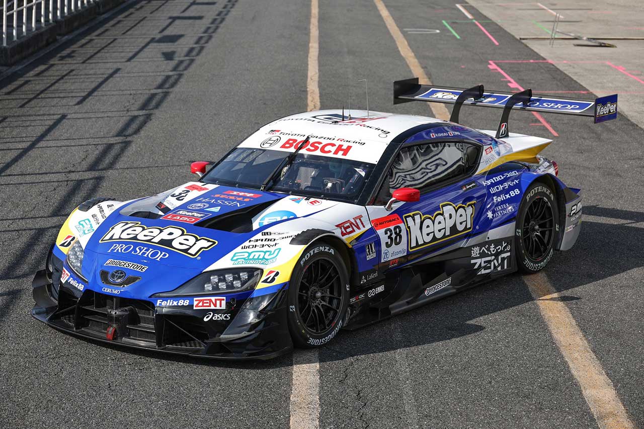 KeePer技研がスーパーGTでスポンサードする3台に『EXキーパー』を施工。ブランドをアピール