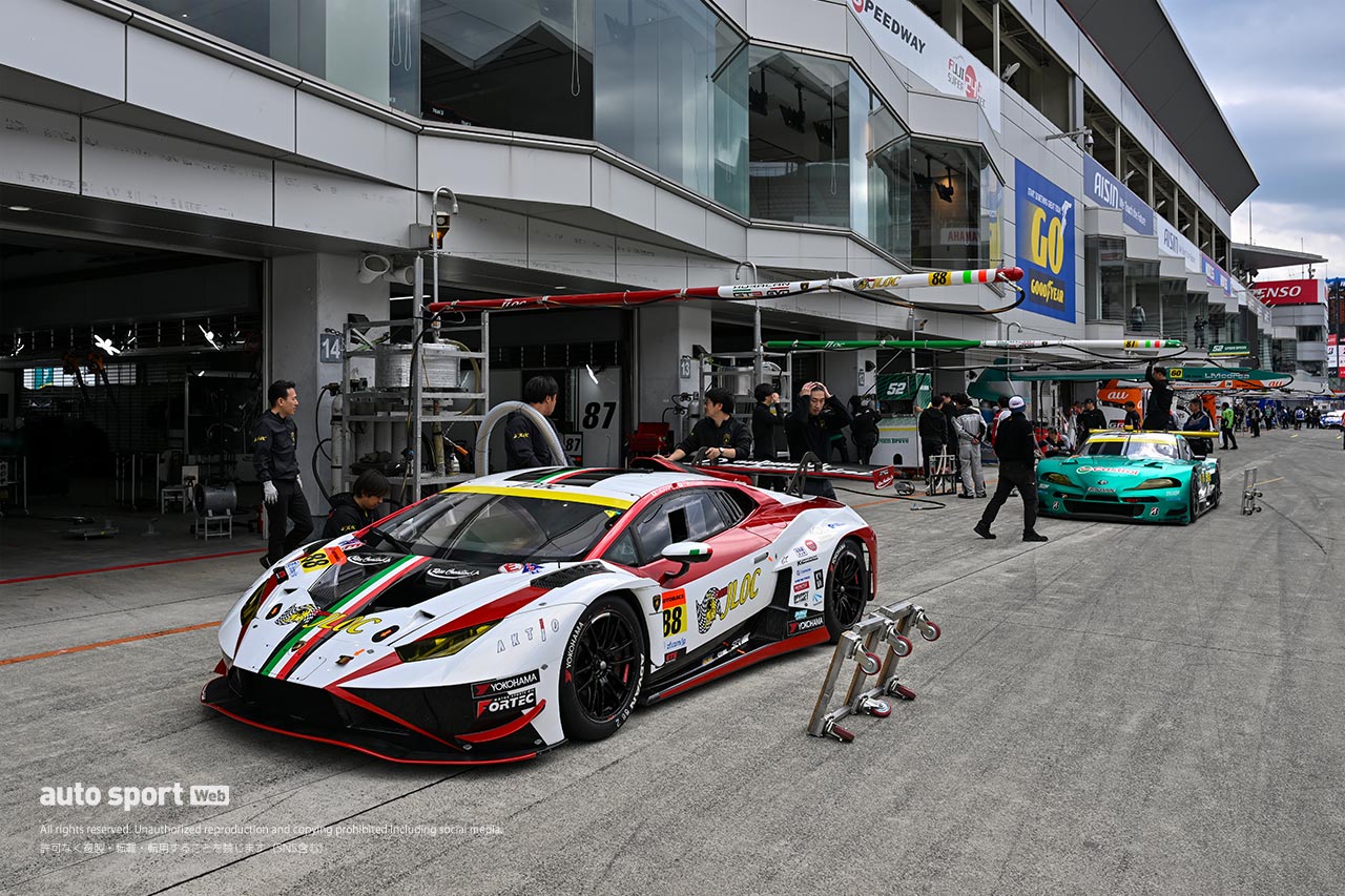 2024スーパーGT第2戦『FUJI GT 3Hours RACE』　5月2日　搬入日の様子