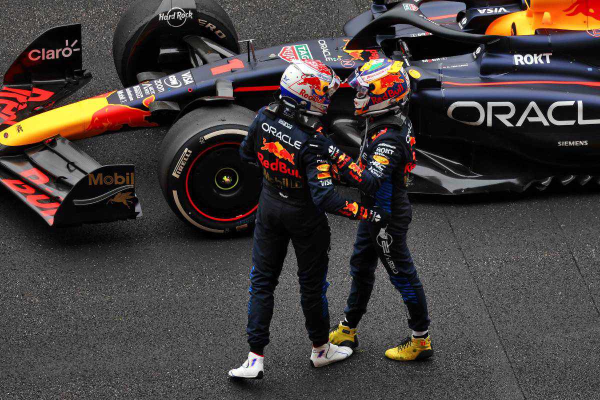 2024年F1第5戦中国GP　マックス・フェルスタッペン、セルジオ・ペレス（レッドブル）