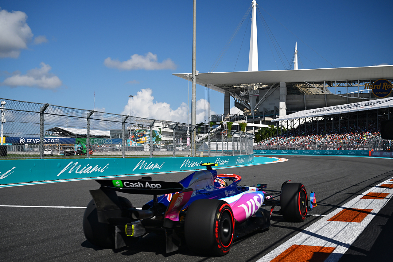 2024年F1第6戦マイアミGP　角田裕毅（RB）