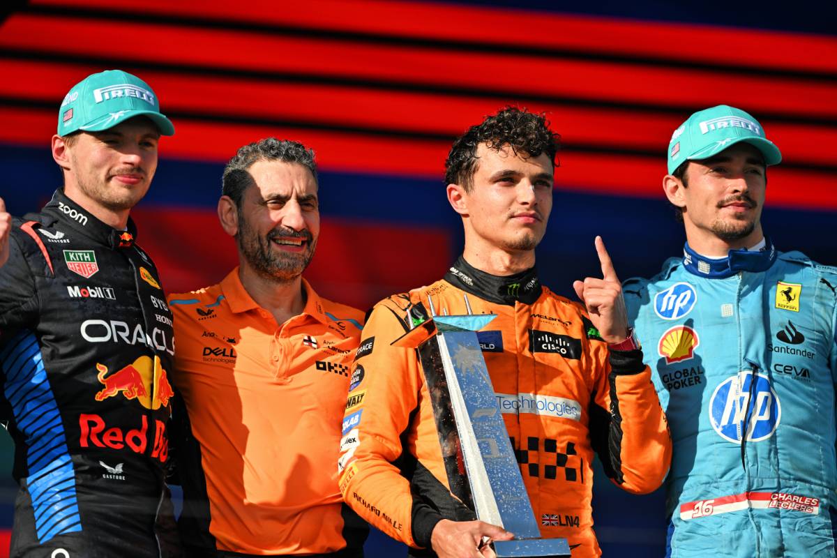 2024年F1第6戦マイアミGP　表彰式