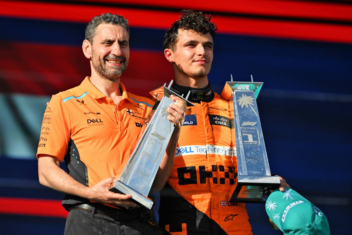2024年F1第6戦マイアミGP　表彰式