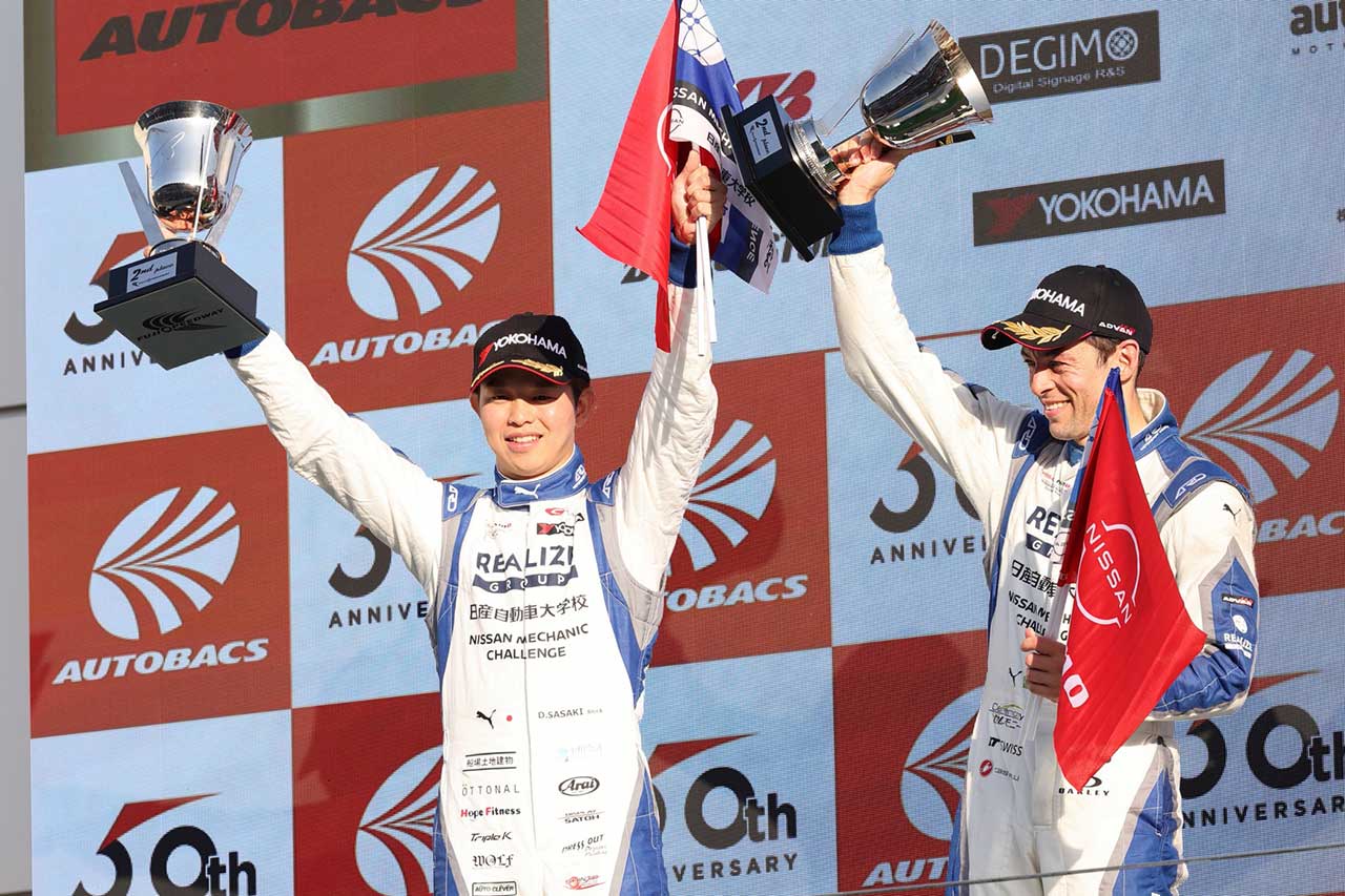 佐々木大樹／ジョアオ・パオロ・デ・オリベイラ（リアライズ日産メカニックチャレンジ GT-R）