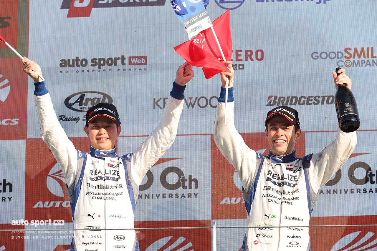 佐々木大樹／ジョアオ・パオロ・デ・オリベイラ（リアライズ日産メカニックチャレンジ GT-R）