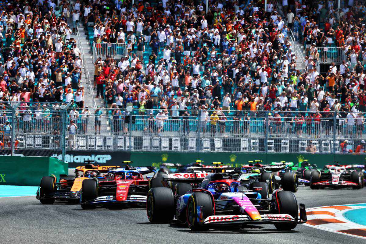 2024年F1第6戦マイアミGP　角田裕毅（RB）