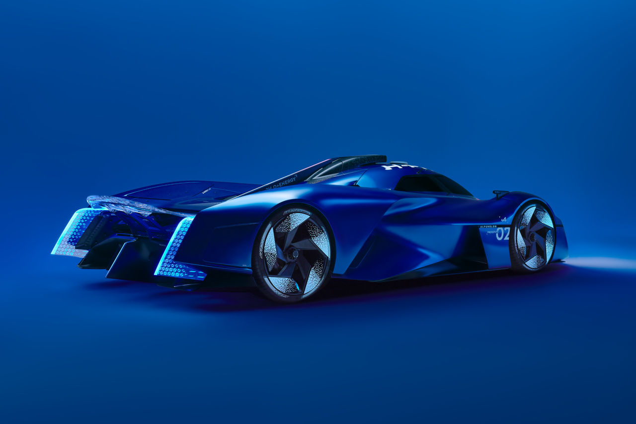 アルピーヌ、水素エンジン搭載プロトタイプ『アルペングローHy4』を発表。WECスパでデモ走行実施へ