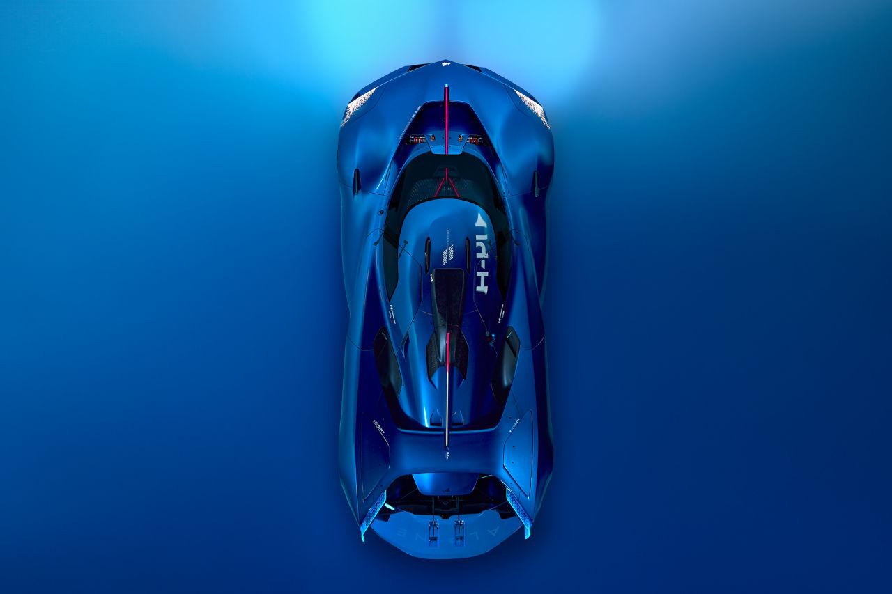 アルピーヌ、水素エンジン搭載プロトタイプ『アルペングローHy4』を発表。WECスパでデモ走行実施へ