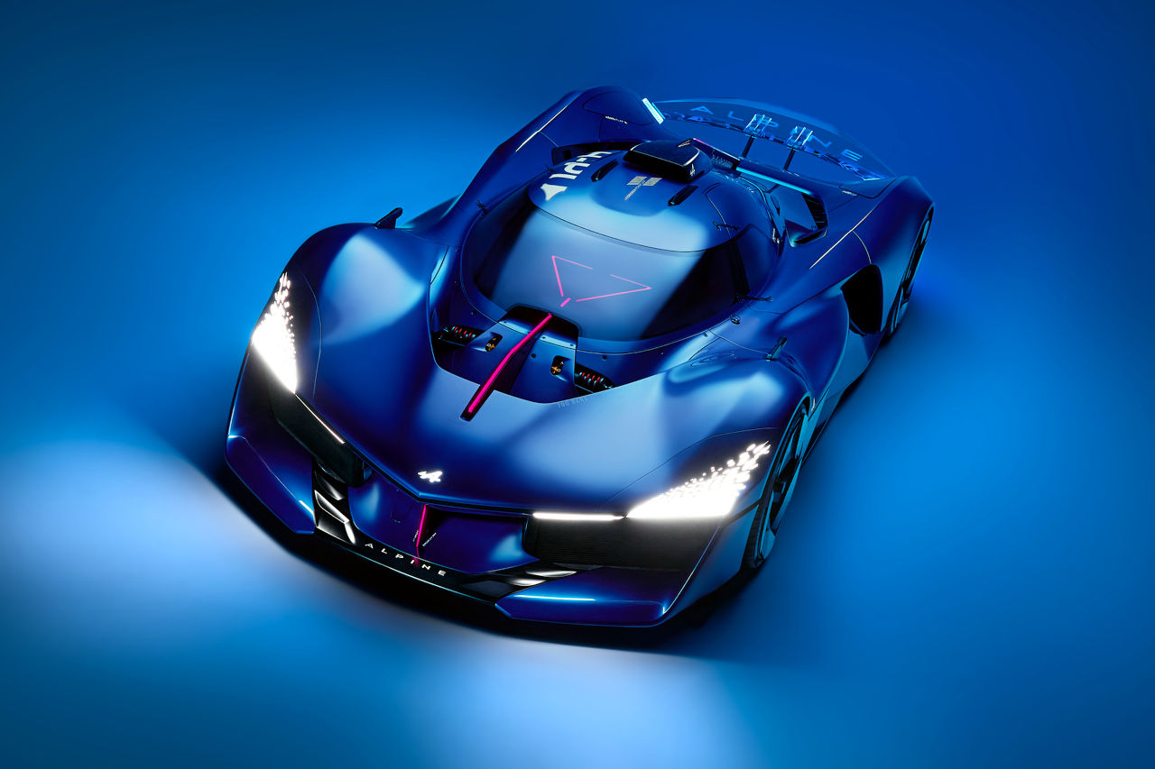 アルピーヌ、水素エンジン搭載プロトタイプ『アルペングローHy4』を発表。WECスパでデモ走行実施へ