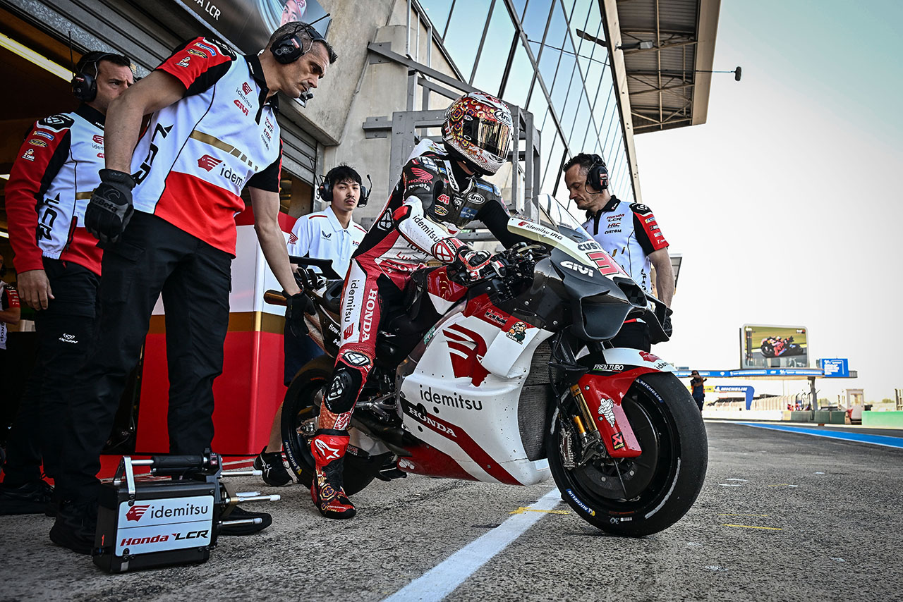中上貴晶（ホンダ・イデミツLCR）／2024MotoGP第5戦フランスGP 初日