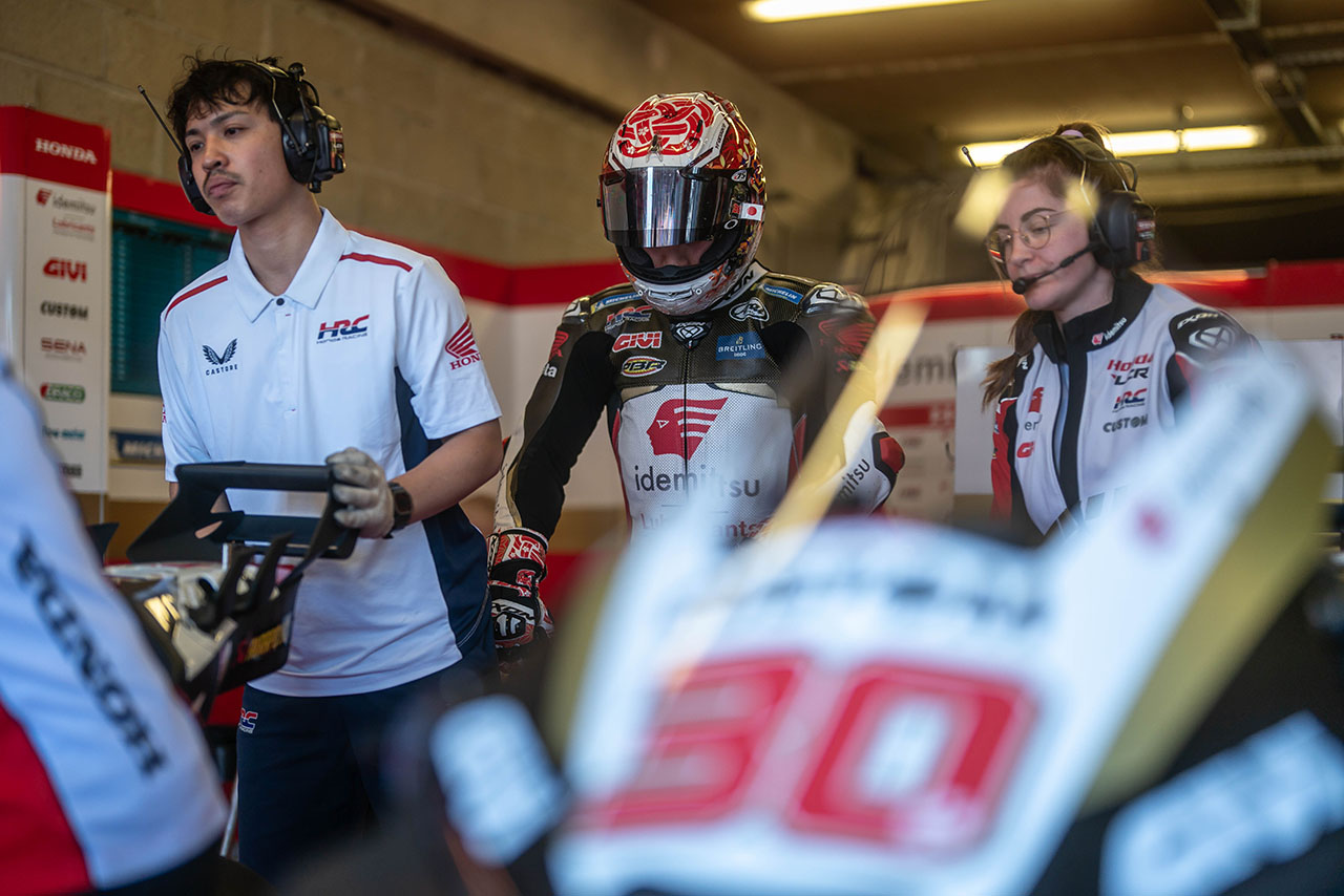 中上貴晶（ホンダ・イデミツLCR）／2024MotoGP第5戦フランスGP 初日