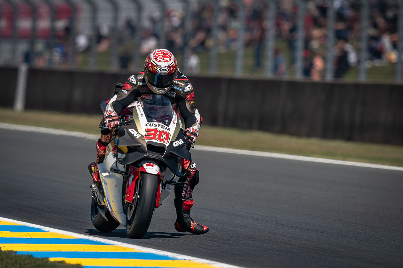 中上貴晶（ホンダ・イデミツLCR）／2024MotoGP第5戦フランスGP 初日