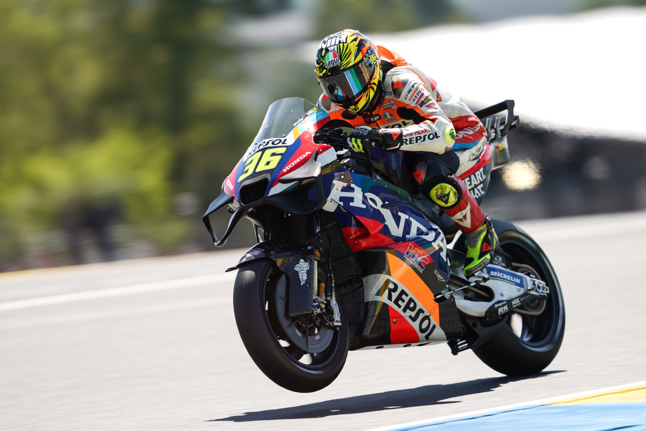 ホンダ：苦戦ながらも「ポジティブな要素に焦点を」とミル。マリーニは同僚に一歩近づく／第5戦フランスGP初日