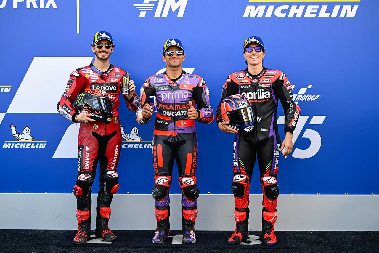2024MotoGP第5戦フランスGP 予選 トップ3