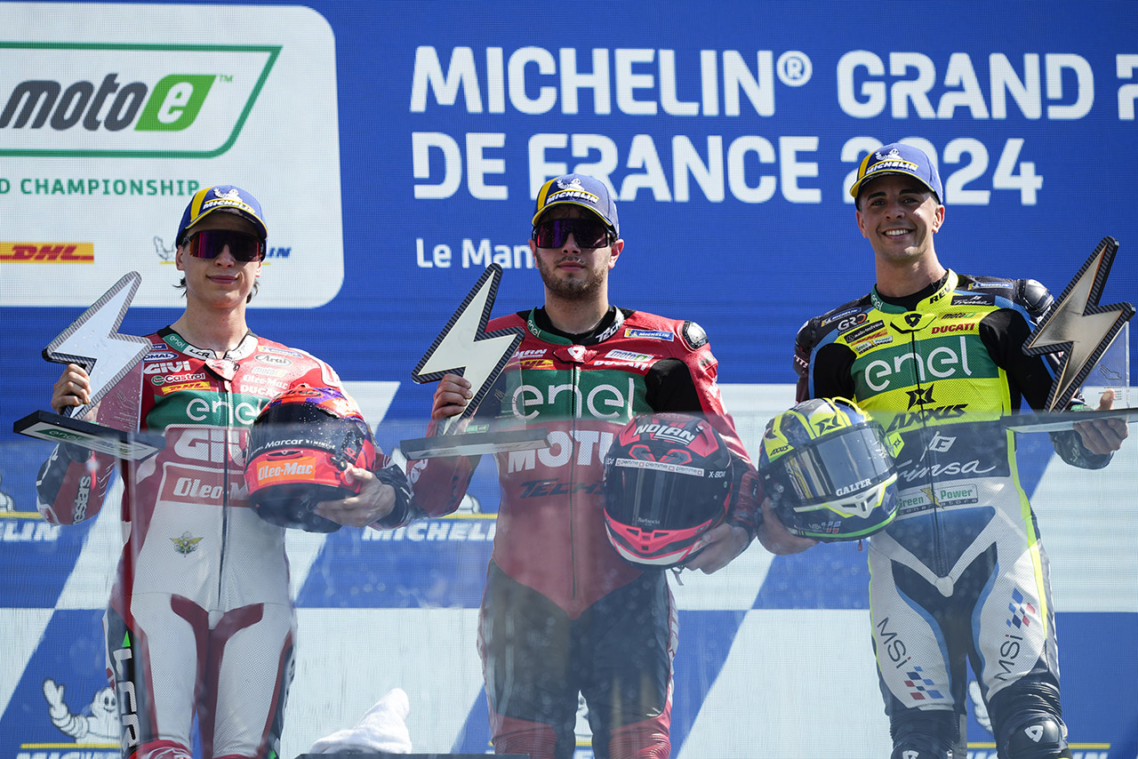 【順位結果】2024MotoE第2戦フランス大会 レース1・2